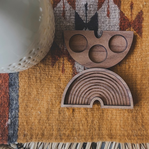 Essential Oil Stand/Tray, in Walnut - Picture 2 of 4